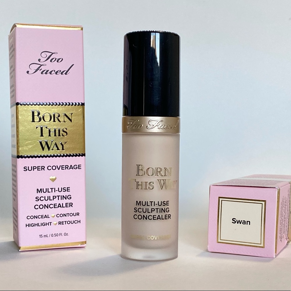 Born This Way Super Coverage Multi-Use Longwear Concealer. Color: SWAN